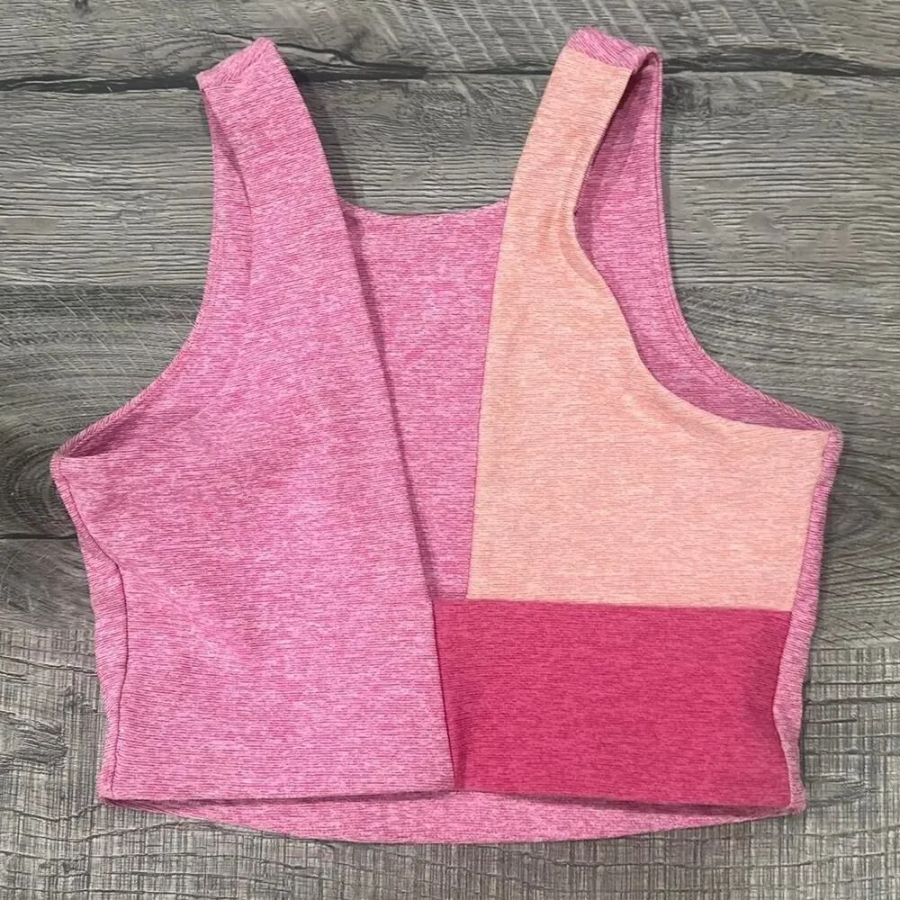 Outdoor Voices Venous Colorblock Crop Top Size XS